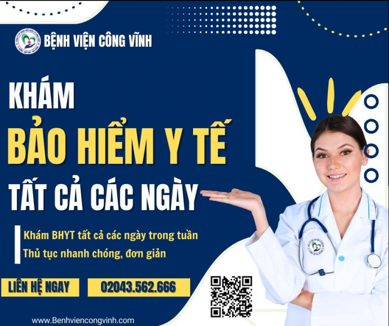 LỢI ÍCH CỦA KHÁM BẢO HIỂM Y TẾ TẠI BỆNH VIỆN CÔNG VĨNH